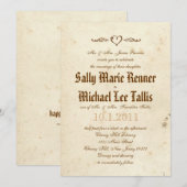 Gothic Storybook Fairytale Invitation Kaart (Voorkant / Achterkant)