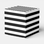 Gothic Strepen Pompoen Vleermuizen Halloween Dank Bedankdoosjes (Achterkant)