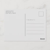 Gothic  Stroller Bat Baby shower Briefkaart (Achterkant)