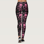 Gothic Subcultuur Mode Leggings (Achterkant)