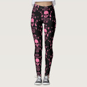 Gothic Subcultuur Mode Leggings (Voorkant)
