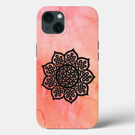 GOTHIC SUN Black Pink Red Celtic Knols Case-Mate iPhone Case (Achterkant)