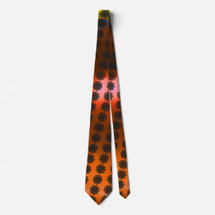 GOTHIC SUN CELTIC KNOT Oranje Gem Stropdas