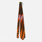 GOTHIC SUN CELTIC KNOT Oranje Gem Stropdas (Achterkant)