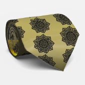 GOTHIC SUN CELTIC KNOTS Grey Agatha Gem Stropdas (Opgerold)