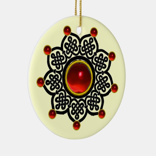 GOTHIC SUN GEM KERAMISCH ORNAMENT (Rechts)