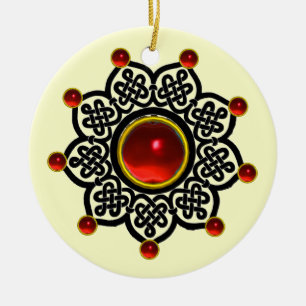 GOTHIC SUN GEM KERAMISCH ORNAMENT
