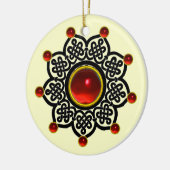 GOTHIC SUN GEM KERAMISCH ORNAMENT (Links)