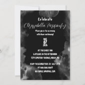 Gothic Sweet Sixteen verjaardagsfeestje uitnodigin Kaart (Achterkant)