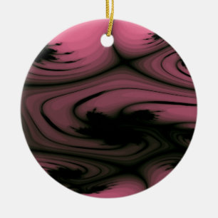 Gothic Swirls Medallion Keramisch Ornament