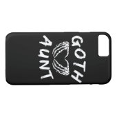 Gothic Tante Funny Emo Tante Punk Schattige Skelet Case-Mate iPhone Case (Achterkant (Horizontaal))