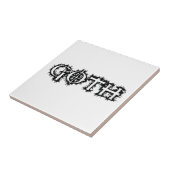 Gothic Tegeltje (Zijkant)