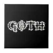 Gothic Tegeltje (Voorkant)
