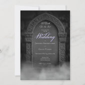Gothic Til Death Do Us Part Een bruiloft met grafs Kaart (Voorkant)
