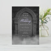 Gothic Til Death Do Us Part Een bruiloft met grafs Kaart (Staand voorkant)