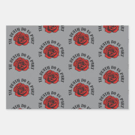 Gothic Til Death doen ons deel inpakpapier