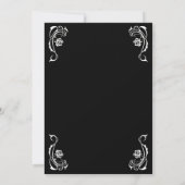 Gothic Til Dood Bruiloft Kaart (Achterkant)
