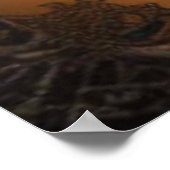 Gothic Tribal Skull Poster (Hoek)