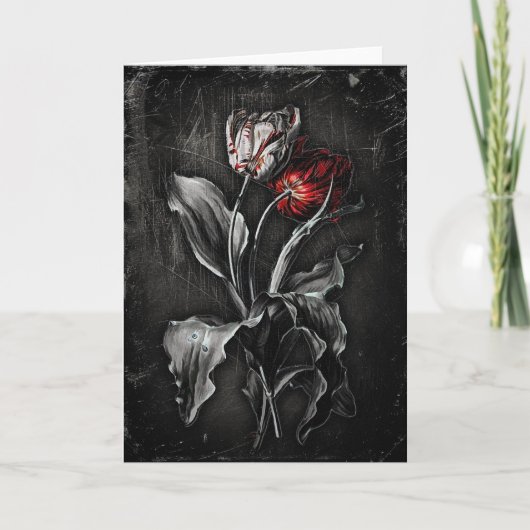 Gothic Tulips Kaart (Voorkant)
