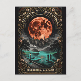Gothic Tuscaloosa, AL Kunst | Vintage Horror Reize Briefkaart