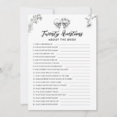 Gothic Twenty questions sur la carte de jeu de mar (Devant)