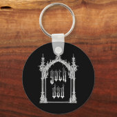 Gothic Vader Vaders Dag Halloween Gothic Streetwea Sleutelhanger (Voorkant)