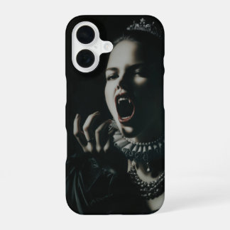 Gothic Vampier Koningin Hoesje – Donkere Fantasy K iPhone 16 Hoesje