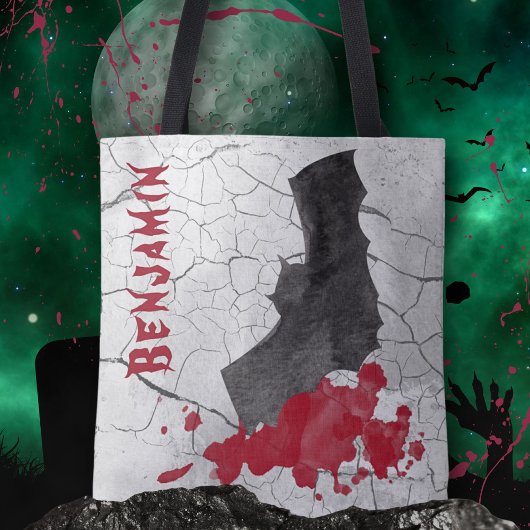 Gothic Vampire Bat Halloween Draagtas