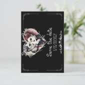 Gothic/Vampire Bruiloft bewaar de datum Save The Date (Staand voorkant)