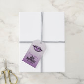 Gothic Vampire Lips Halloween Birthday Gift Label Cadeaulabel (Met Touw)