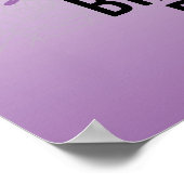 Gothic Vampire Lips Halloween Birthday Poster (Hoek)