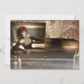 Gothic Vampire Party Invitation Kaart (Voorkant)