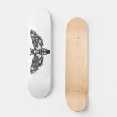 Gothic van de doodskateboard  Moth Skull Skateboard (Voorkant)