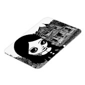 Gothic van de grote ogen magneet (Linkerzijde)