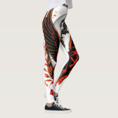 Gothic Velvet Bow Key with Wings & Moon Leggings (Rechts)