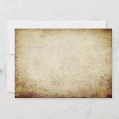 Gothic Victoriaans Halloween Kaart (Achterkant)