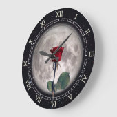 Gothic, , Victoriaans, Red Rose, Fantasy Grote Klok (Hoek)