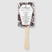 Gothic Vintage Kist HalloTrouwprogramma Hand Handwaaier (Voorkant)
