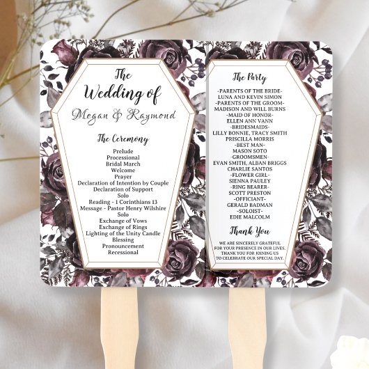 Gothic Vintage Kist HalloTrouwprogramma Hand Handwaaier