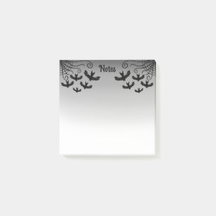 Gothic Vleermuizen Spinnenweb Post-it® Notes