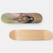 Gothic Warrior women art Skateboards (Horizontaal)