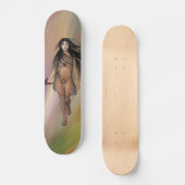 Gothic Warrior women art Skateboards (Voorkant)