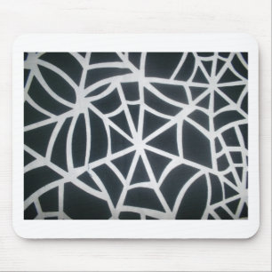 Gothic Web Velocity Bold Zwarte Witte Spinnenweb D Muismat
