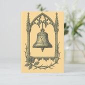 Gothic Wedding Invitation – Cracked Bell (AI-Gen) (Debout devant)