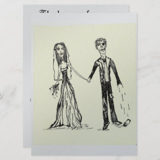 Gothic Wedding Invitations Kaart