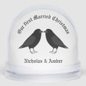 Gothic Wedding Kissing Ravens First Married Xmas (Avant)