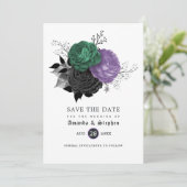 Gothic Wedding Save The Date (Staand voorkant)