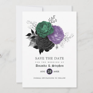  Gothic Wedding Save The Date