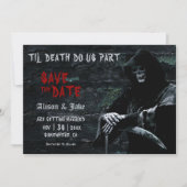 Gothic Wedding Save The Date (Voorkant)