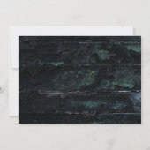 Gothic Wedding Save The Date (Achterkant)